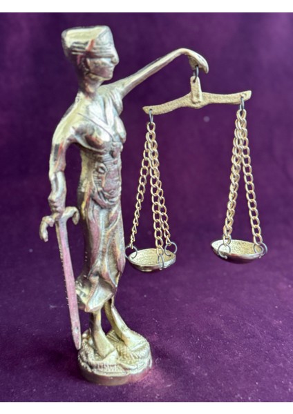 Pirinç Adaletkadın Terazi Obje, Hediyelik, Biblo, Süs Eşyası fiyatları