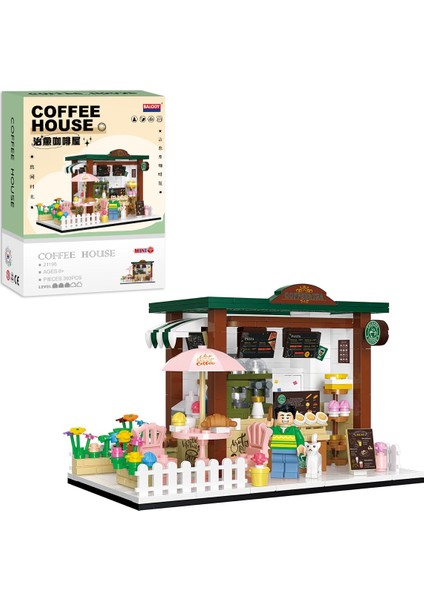 Mini Dükkan Serisi – Kafe (BL21198) – Mini Blok Yapı Oyuncakları Seti