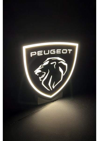 Peugeot Dekoratif Aydınlatma LED Gece Lambası