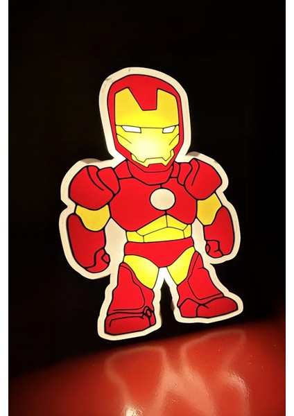 Iron Man Dekoratif Aydınlatma LED Gece Lambası