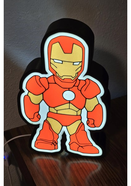 Iron Man Dekoratif Aydınlatma LED Gece Lambası fiyatları