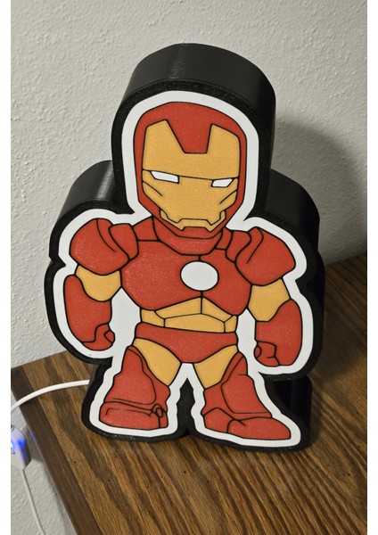 Iron Man Dekoratif Aydınlatma LED Gece Lambası modelleri
