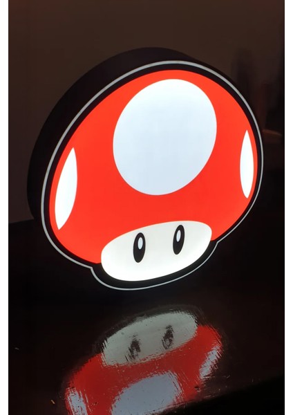 Süper Mario Mantar Dekoratif Aydınlatma LED Gece Lambası