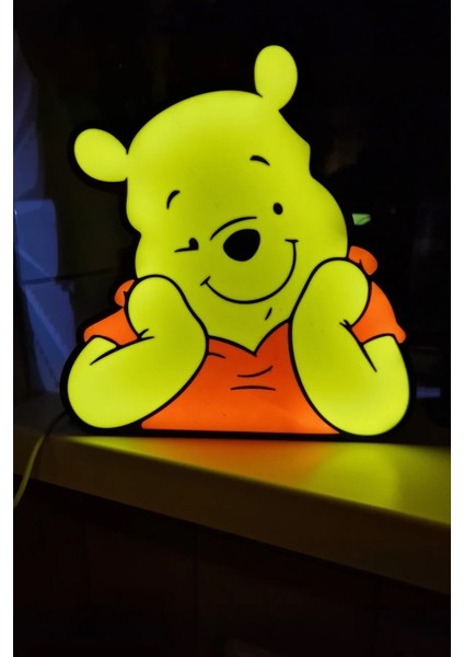 Winnie Ayı Dekoratif Aydınlatma LED Gece Lambası