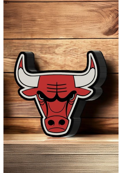 Chicago Bulls Dekoratif Aydınlatma LED Gece Lambası fırsatları