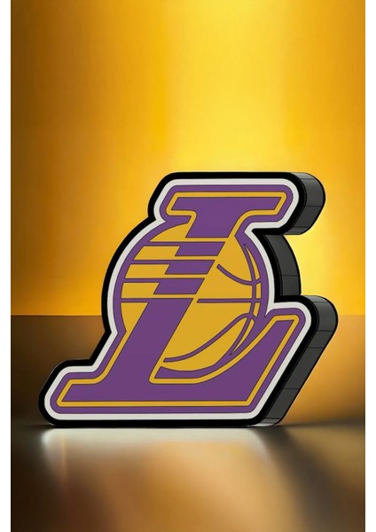 Los Angeles Lakers Dekoratif Aydınlatma LED Gece Lambası modelleri