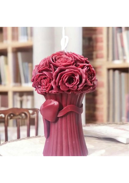 Çiçek Buketi Dekoratif ve Hediyelik Kokulu Organik Soya Mumu indirimleri