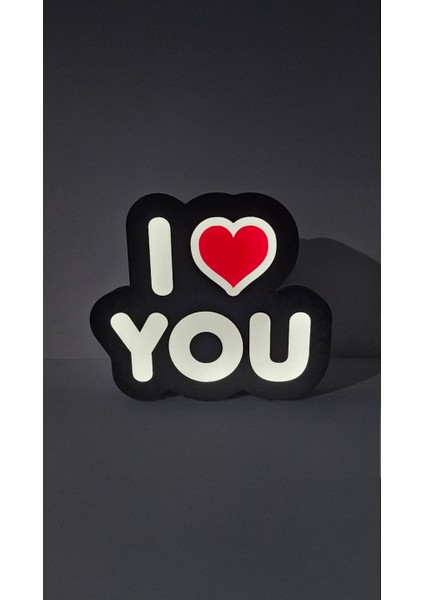 I Love You Seni Seviyorum Dekoratif Aydınlatma LED Gece Lambası modelleri