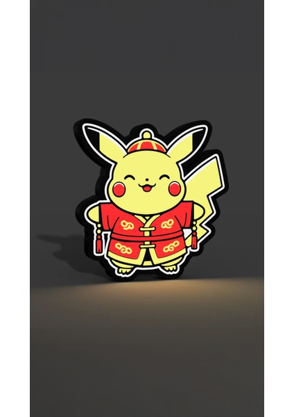 Pikachu Dekoratif Aydınlatma LED Gece Lambası