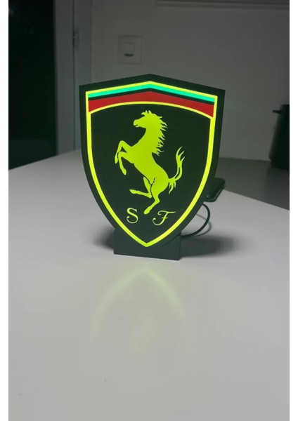 Ferrari Dekoratif Aydınlatma LED Gece Lambası