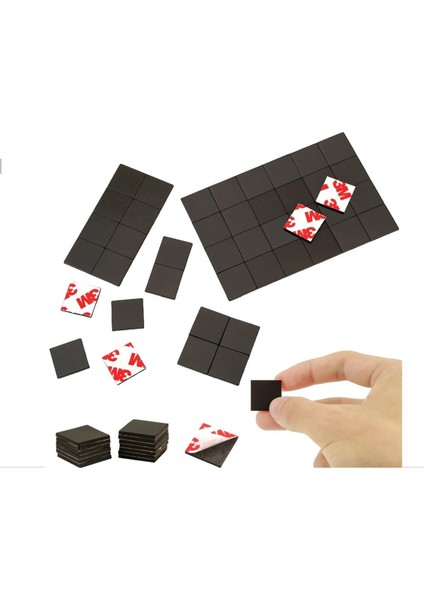 Dekorasyon 100 Adet Mıknatıs Magnet Dekoratif Buzdolabı Magneti Hediyelik Magnet 15 x 15 mm