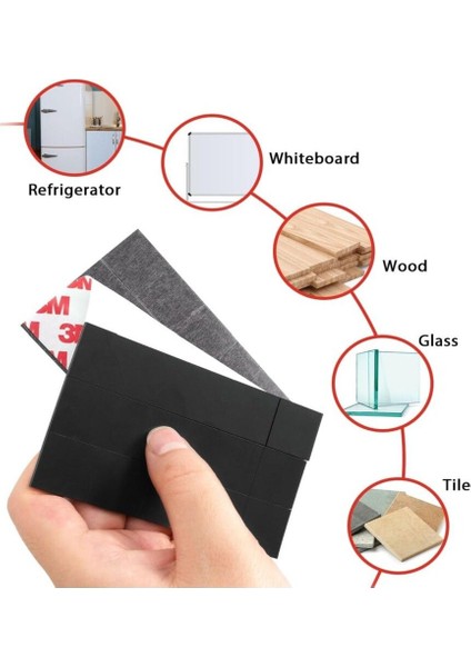 Dekorasyon 100 Adet Mıknatıs Magnet Dekoratif Buzdolabı Magneti Hediyelik Magnet 15 x 15 mm