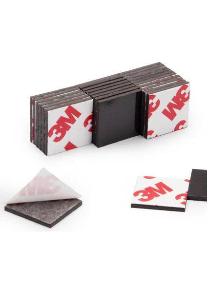 Dekorasyon 100 Adet Mıknatıs Magnet Dekoratif Buzdolabı Magneti Hediyelik Magnet 15 x 15 mm