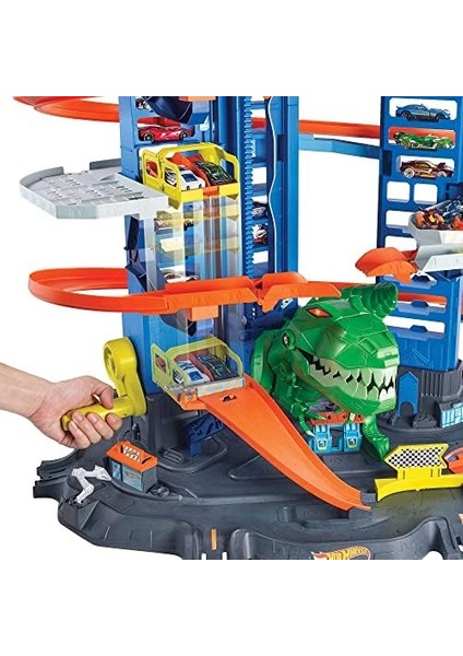 Wheels Robotik T-Rex Ultimate Garaj , 5 Yaş ve Üzeri, GJL14