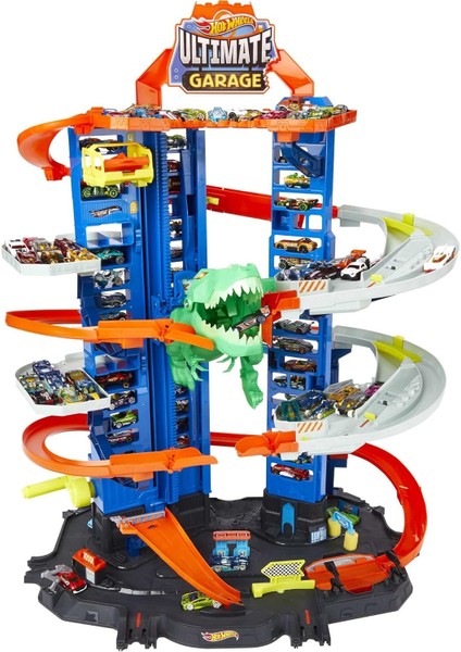 Wheels Robotik T-Rex Ultimate Garaj , 5 Yaş ve Üzeri, GJL14