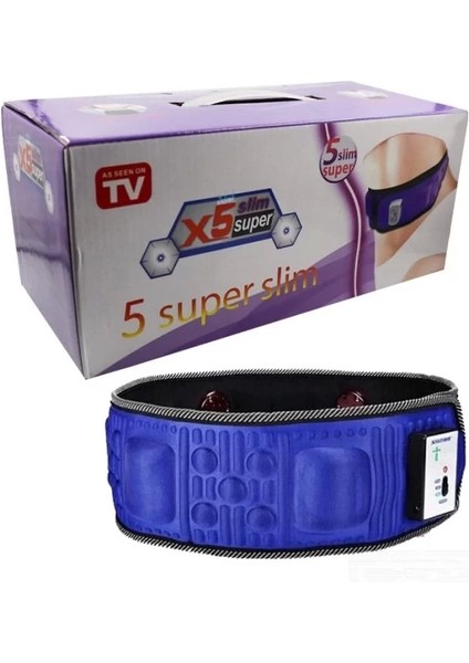 Super Slim 5 Motorlu Titreşimli Masaj Kemeri Göbek Eritme Aleti modelleri