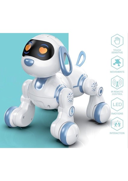 GAW-6601 Kumandalı Interaktif Akıllı Robot Köpek -Vardem Oyuncak
