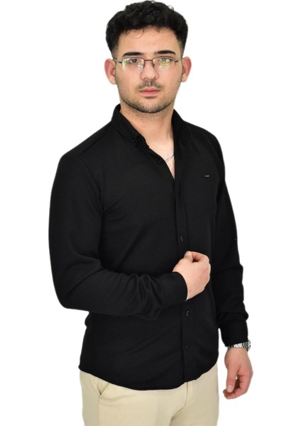 Erkek Likralı Spor Silim Fit Gömlek BGL-ST04331
