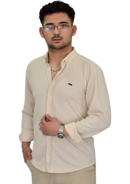 Erkek Likralı Spor Silim Fit Gömlek BGL-ST04331