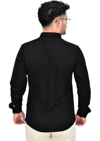 Erkek Likralı Spor Silim Fit Gömlek BGL-ST04331 fırsatları