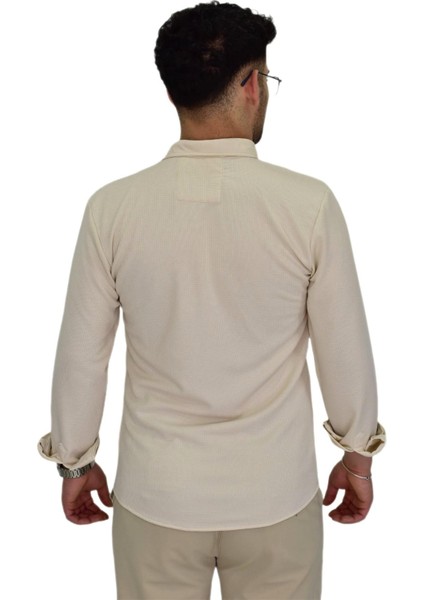 Erkek Likralı Spor Silim Fit Gömlek BGL-ST04331 fırsatları