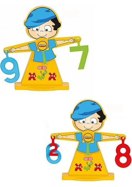 Sayı Terazisi - 17 Parça Sayı Denge Oyunu