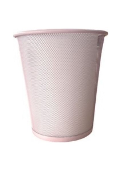 5003C Metal Çöp Kovası (Boy 28 cm ) - Pastel Mor