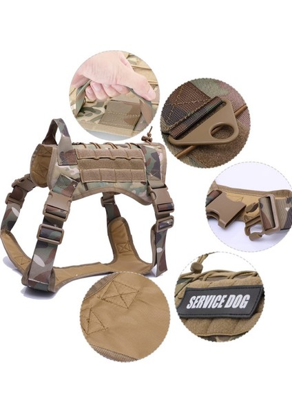 K9 Köpek Tasması, Göğüs ve Sırt Tasması Seti Taktik Köpek Yeleği Taktik Köpek Yeleği fırsatları