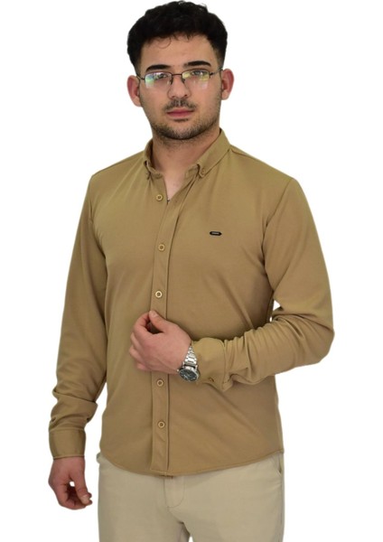 Erkek Likralı Spor Silim Fit Gömlek BGL-ST04332 fiyatları