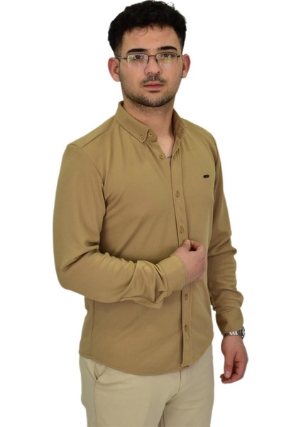 Erkek Likralı Spor Silim Fit Gömlek BGL-ST04332 modelleri