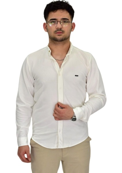 Erkek Likralı Spor Silim Fit Gömlek BGL-ST04332