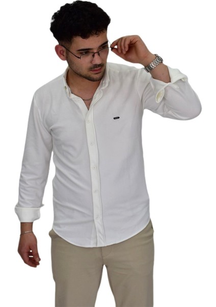 Erkek Likralı Spor Silim Fit Gömlek BGL-ST04332 indirimleri