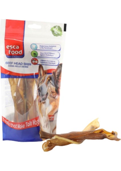Köpekler İçin Sakatat Ödülü Dana Kelle Derisi 100gr