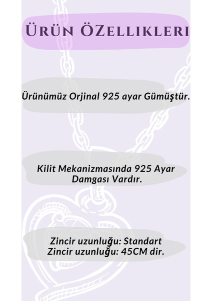 925 Ayar Gümüş Melek Kanatlı Kolye