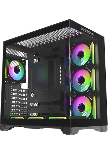 Black Falkor 32X I5 14400F 32GB Ddr4 1tb Nvme M.2 RTX4060 Ekran Kartlı Oyuncu Bilgisayarı