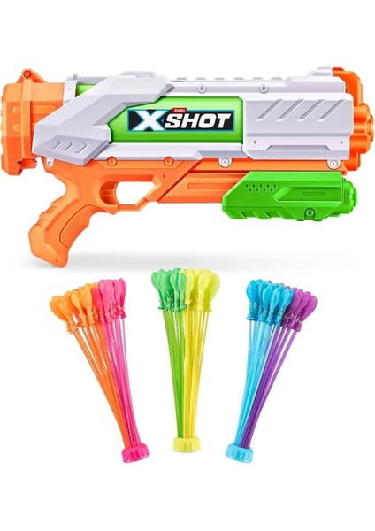 56568 Sun-Zur-X-Shot Water Balon Atan Su Tabancası Bunch O Balloons-X-Shot fiyatları