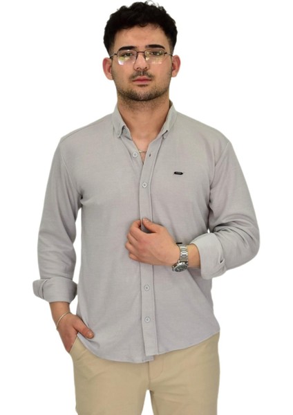 Erkek Likralı Spor Silim Fit Gömlek BGL-ST04333