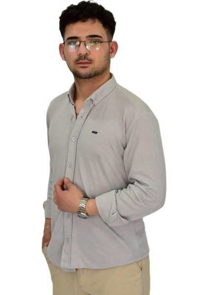 Erkek Likralı Spor Silim Fit Gömlek BGL-ST04333