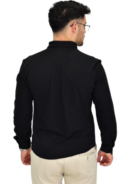 Erkek Likralı Spor Silim Fit Gömlek BGL-ST04333 fırsatları