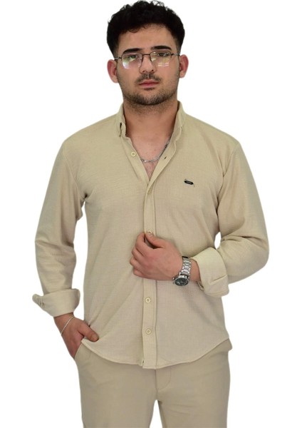 Erkek Likralı Spor Silim Fit Gömlek BGL-ST04333