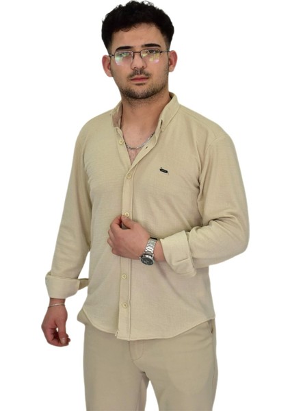 Erkek Likralı Spor Silim Fit Gömlek BGL-ST04333 fiyatları