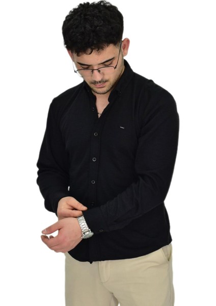 Erkek Likralı Spor Silim Fit Gömlek BGL-ST04333