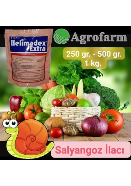 Agrofarm Helimadex Sümüklü Böcek - Salyangoz Ilacı