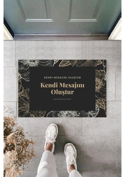 Dijital Baskı Kişiye Özel Iç Kapı Dekorasyon Paspas PS11256