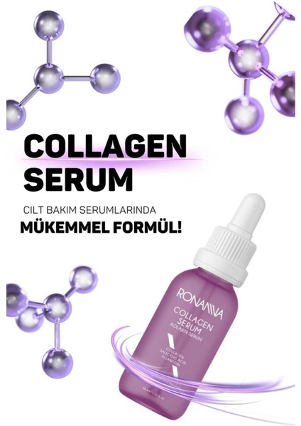 Kolajen Serum - Botox Etkili, Allantoin, Salisilik Asit, Hyalüronik Asit - 30ML