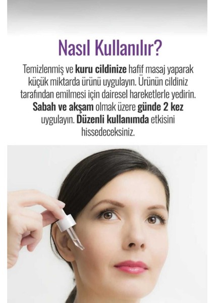 Kolajen Serum - Botox Etkili, Allantoin, Salisilik Asit, Hyalüronik Asit - 30ML