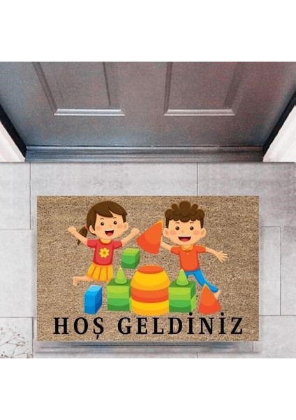 Kapı Önü Paspası Dekoratif Dijital Baskı ÇOCUKLARP-2718