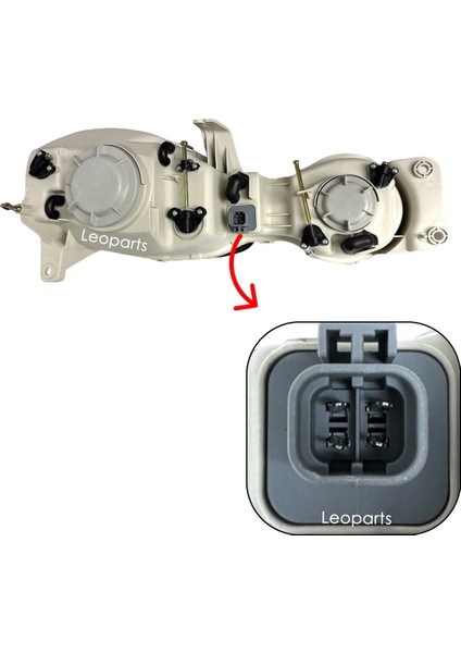 Kia Shuma Far Lambası Sol 1998-2002 0K2B1-51-040B fiyatları