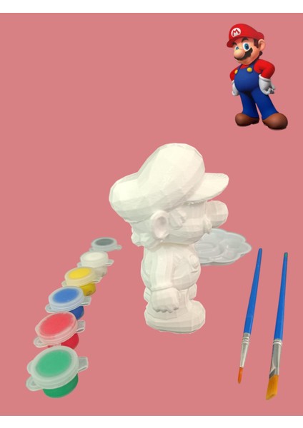 Süper Mario Karakteri 3D Figür Boyama Seti fiyatları