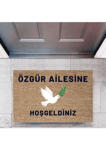 Kapı Önü Paspası Dekoratif Dijital Baskı Kişiye Özel P-2448